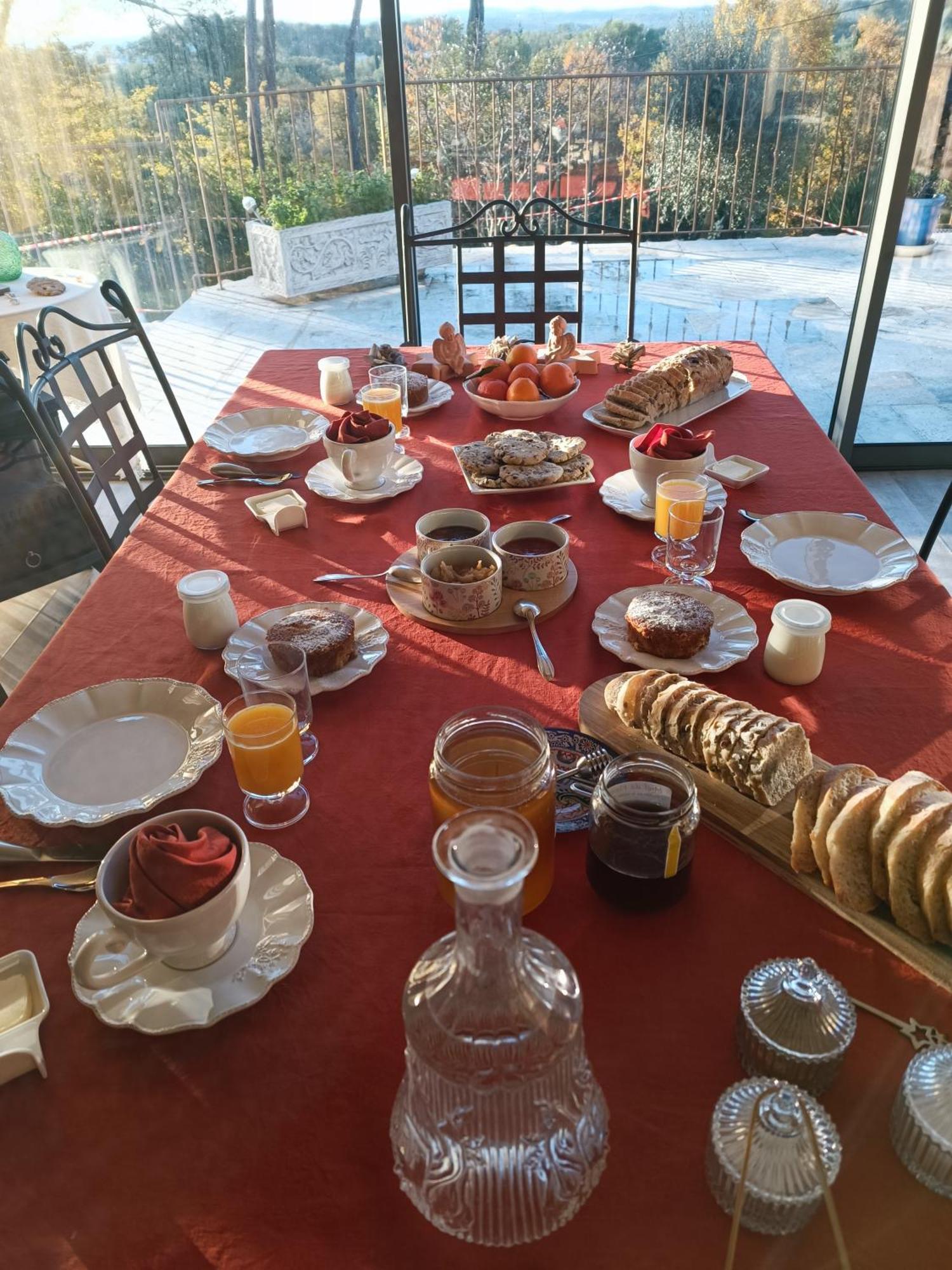 O Tilia D'Azur Bed & Breakfast โรกฟอร์-เลส์-แปงส์ ภายนอก รูปภาพ